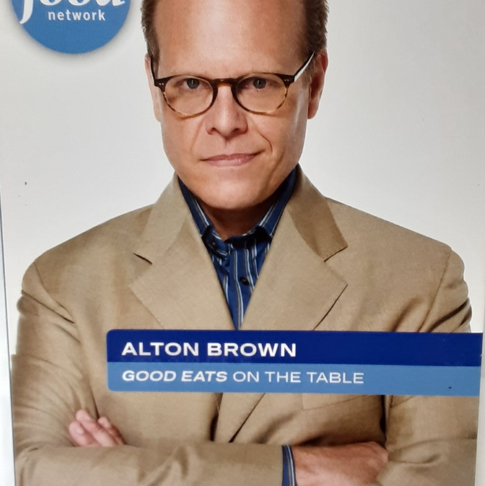 Alton Brown Good Eats disk set a scientist turns to cook show host NEW to Exc